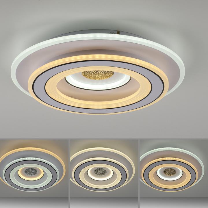 Actual product image Just Light LED Deckenlampe TOLAGO CCT Farbtemperaturwechsel Fernbedienung Nachtlicht