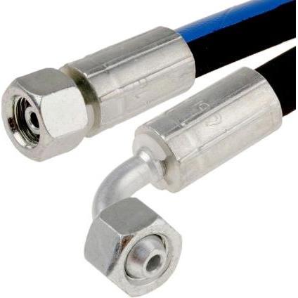 Rs Pro, Zubehör Sanitärinstallation, 90 deg Hydraulic hose, 1/4in ID, 962 mm