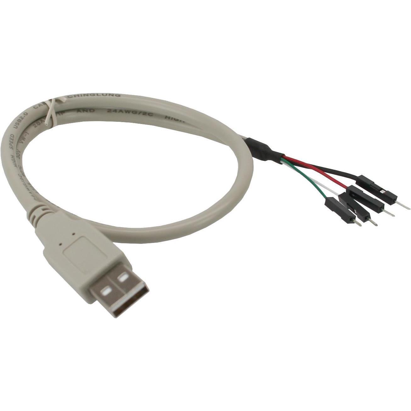 InLine USB 2.0 Adapterkabel (0.40 m), Schnittstellenkabel