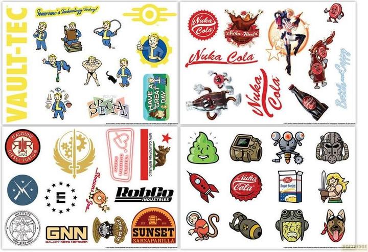 Immagine prodotto Fanattik Fallout Tech Sticker Pack