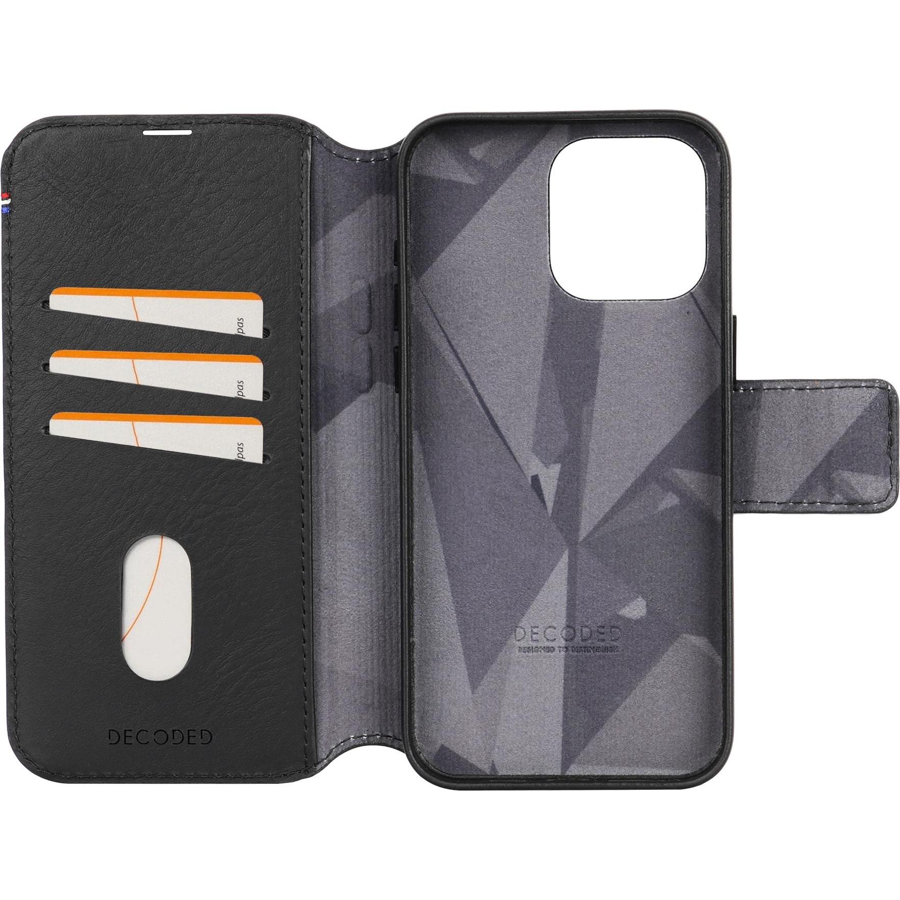 Thumbnail - Decoded Detachable Wallet Case (Apple iPhone 15 Pro Max), Smartphone Hülle, Schwarz