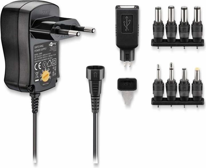 Goobay 3 V - 12 V Universal-Netzteil 0.6 A