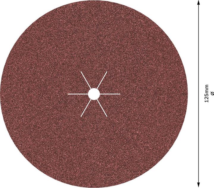 Produktbild Bosch Professional Zubehör PRO F460 Schleifblatt, 125 mm, G120 (120)