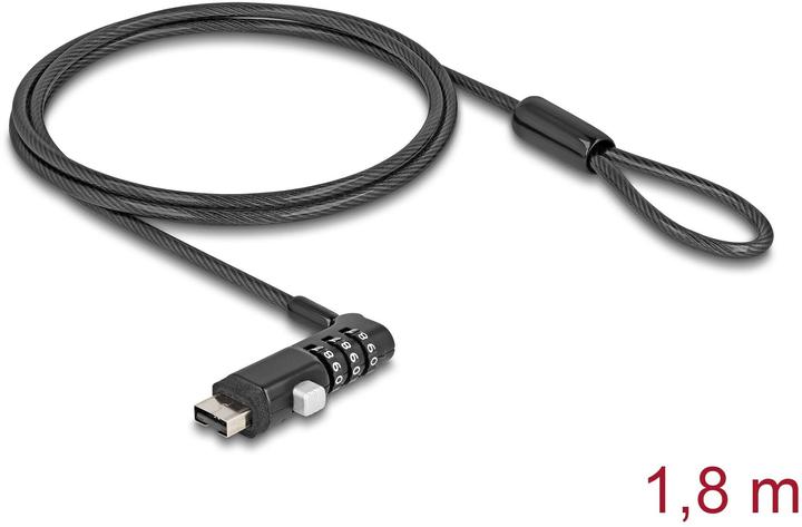 Immagine prodotto Navilock Cavo di sicurezza per notebook Delock per presa USB Tipo-A con blocco a combinazione