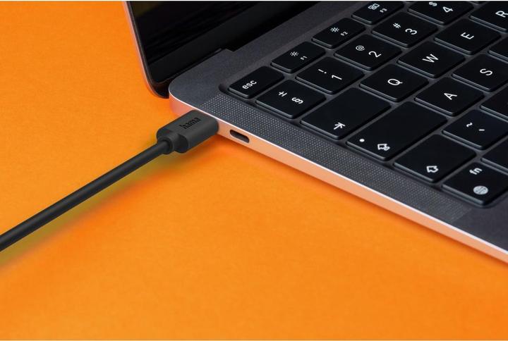 Immagine prodotto Hama USB-Kabel, USB-C - USB-C, 1,2 m, Schwarz (1.20 m, USB 2.0, 60 W)