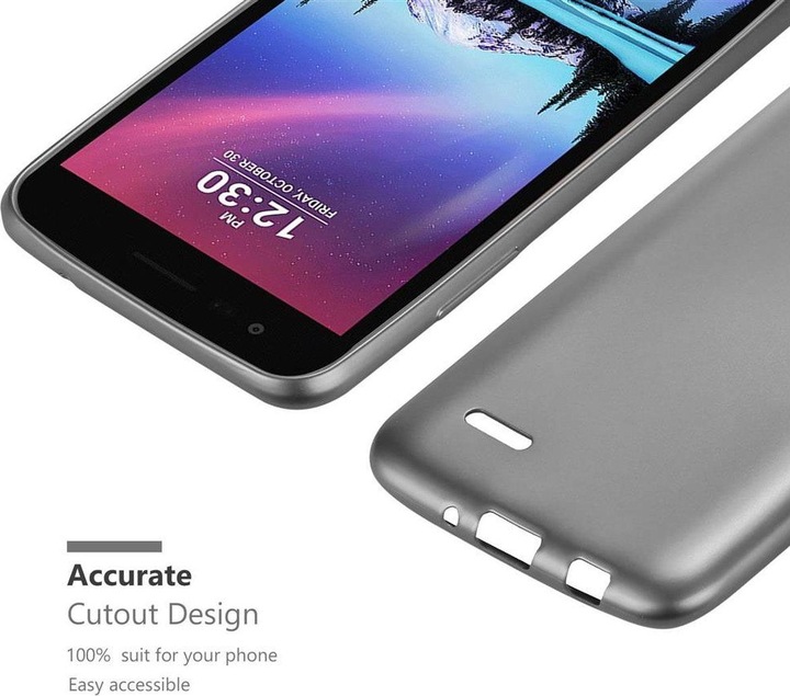 Produktbild Cadorabo TPU Matt Metallic Cover (LG K4)