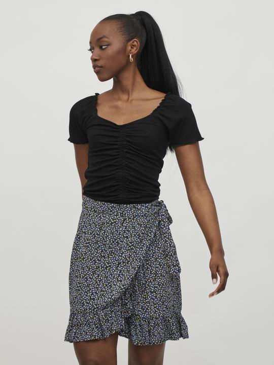 Produktbild Vila Drapiertes Oberteil mit kurzen Ärmeln (XS)