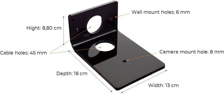 Actual product image Vivolink Camera shelf medium (Mounting kit)