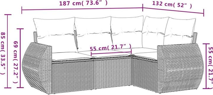 Actual product image vidaXL Silvano