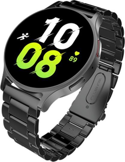 Actual product image Just in Case PrimeSteel Strap - Galaxy Watch 20mm - Black (20 mm, Stainless steel)
