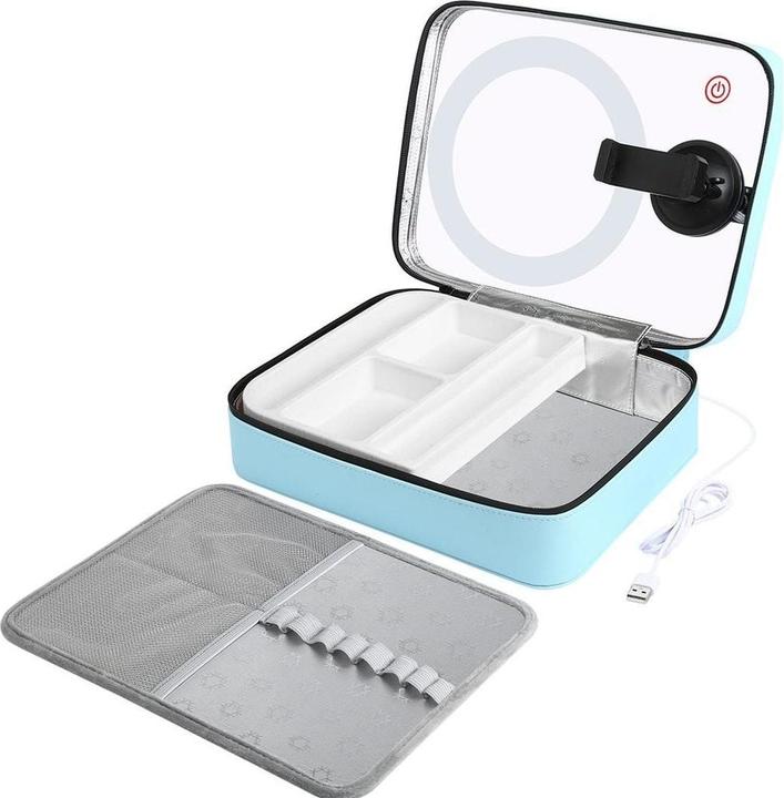 Produktbild Puluz Kosmetikbox mit Ringlicht 20 cm (Ringleuchte)