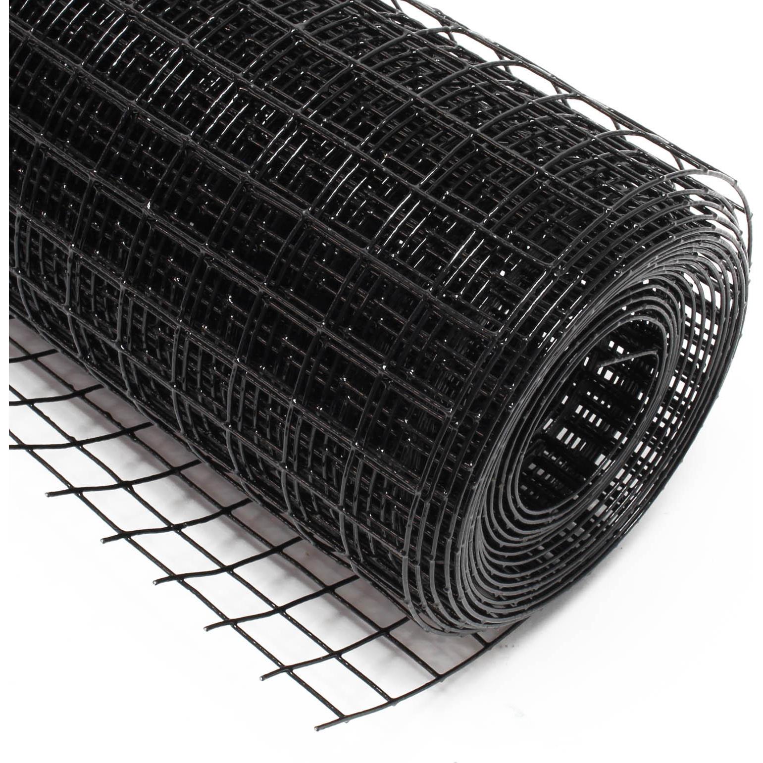 Wiltec, Gartenzaun, Maschendrahtzaun 5m 50cm 1,6mm 25x25mm Drahtgitter Volierendraht Stahl