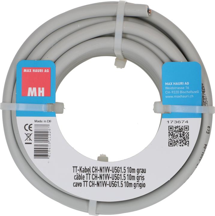 Image du produit Max Hauri TT-Kabel CH-N1VV-U5G (10 m)