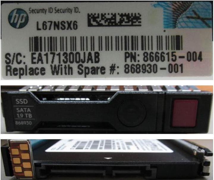 Produktbild HPE SSD 1.92TB 6G SFF SATA RI SC (1920 GB, 2.5")
