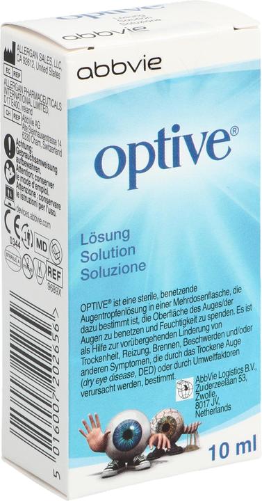 Produktbild Optive Allergan benetzende Augentropfen (10 ml, Allergan benetzende Augentropfen 10 ml)