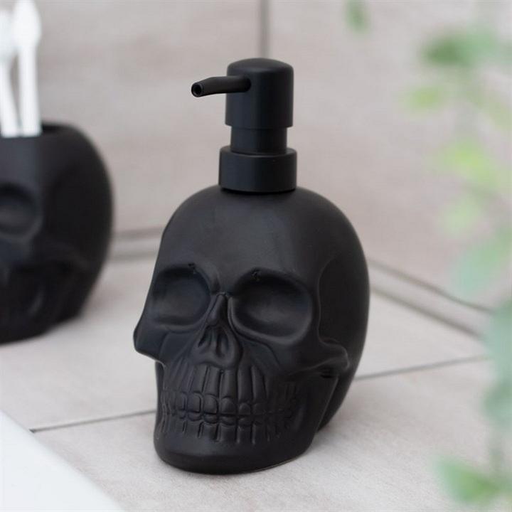 Actual product image Something Different Dark Matter Skull Soap Dispenser