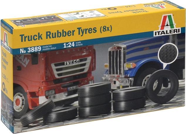 Actual product image Italeri Rubber Tyres (8pcs.