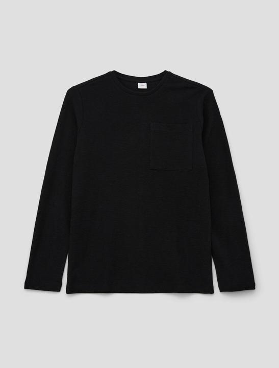 Produktbild s.Oliver T-Shirt Longsleeve mit Waffelpiqué-Struktur (M)