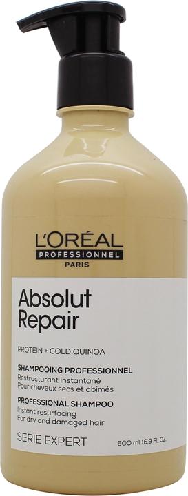 Actual product image L'Oréal Paris Se Absolute Repair Gold Shampoo 500ml (500 ml, Liquid shampoo)