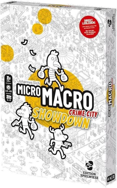 Actual product image Edition Spielwiese MicroMacro: Crime City 4 Showdown (German, 1 - 4 Players)