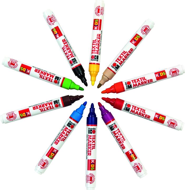 Produktbild Marabu Textilstift KiDS (Mehrfarbig, 10 x)