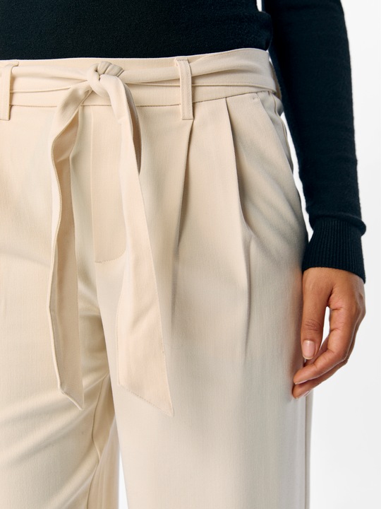 Image du produit Object Vorn gebundene Straight Leg Hose (40)