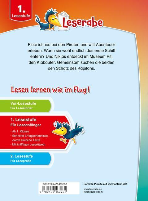 Immagine prodotto Ravensburger Die besten Piratengeschichten für Erstleser - Leserabe ab 1. Klasse - Erstlesebuch für Kinder ab 6 (Tedesco, Daniel Sohr, Anja Kiel, 2024)
