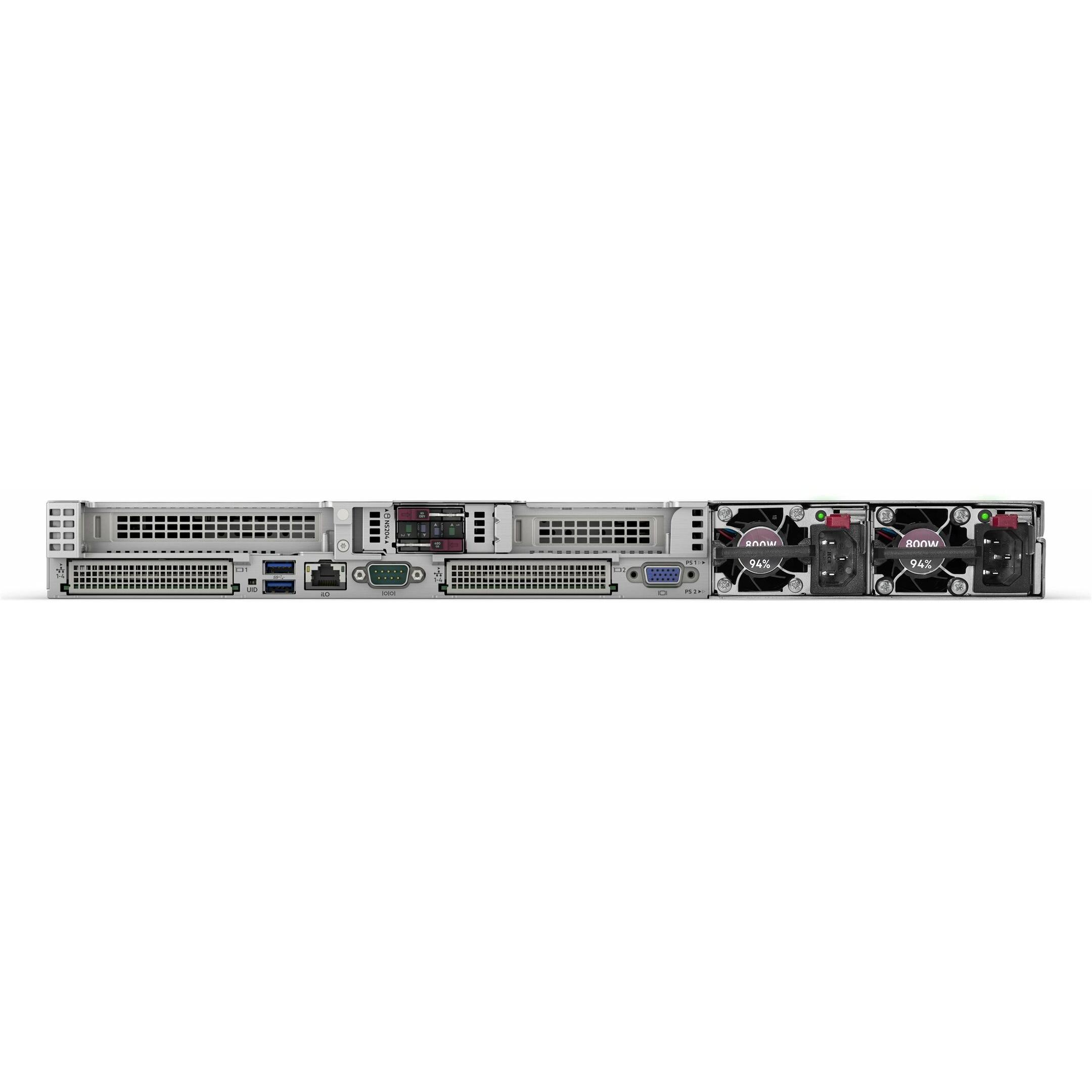 Thumbnail - HPE ProLiant DL360 Gen11 4509Y 2.6GHz 8-core 1P 32GB-R MR408i-o NC 8SFF 1000W PS Server (32 GB, Rack Server), Server