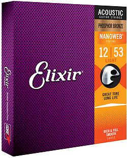 Gore Wear Elixir 16052 Ph. Bronze Nano L 012/053 (6 x, Guitar, 0.05")