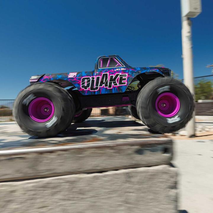 Immagine prodotto Arrma Monster Truck QUAKE 223S DSC ARTR 1:10 - Violett (ARR Quasi lettura a corredo)