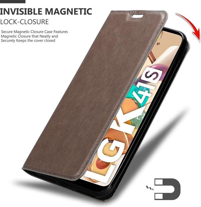Produktbild Cadorabo Book Invisible Magnet Cover (LG K41s)