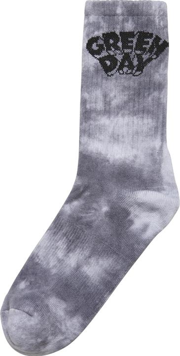 Produktbild Merchcode Green Day Tie Die Socks 2-Pack - 139833 (2er Pack, 43 - 46)