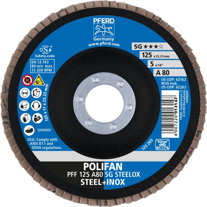 Produktbild Pferd POLIFANFächerscheibe PFF80 SG STEELOX (80)
