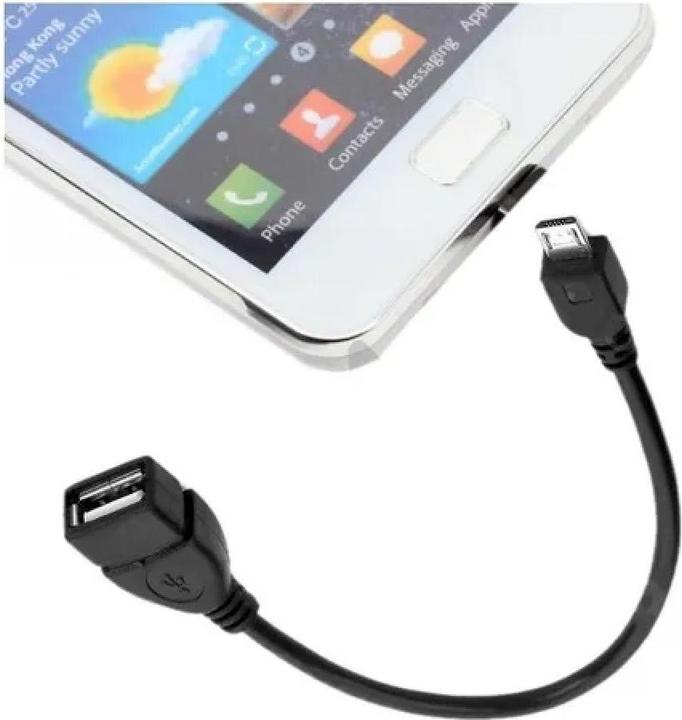 Actual product image Techly USB2.0 OTG cable A female - Micro-B (0.20 m, USB 2.0)