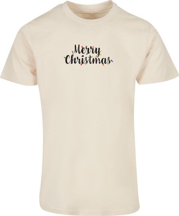 Produktbild Merchcode Merry Christmas Lights Basic Round Neck T-Shirt - 114963 (XL)