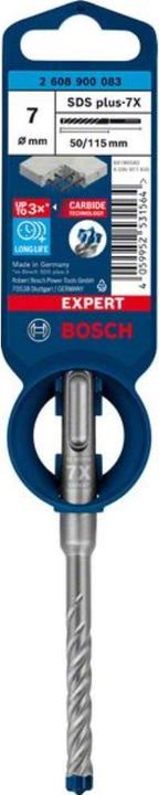 Actual product image Bosch Professional Zubehör EXPERT SDS plus-7X hammer drill, 7 x 50 x 115 mm (7 mm)