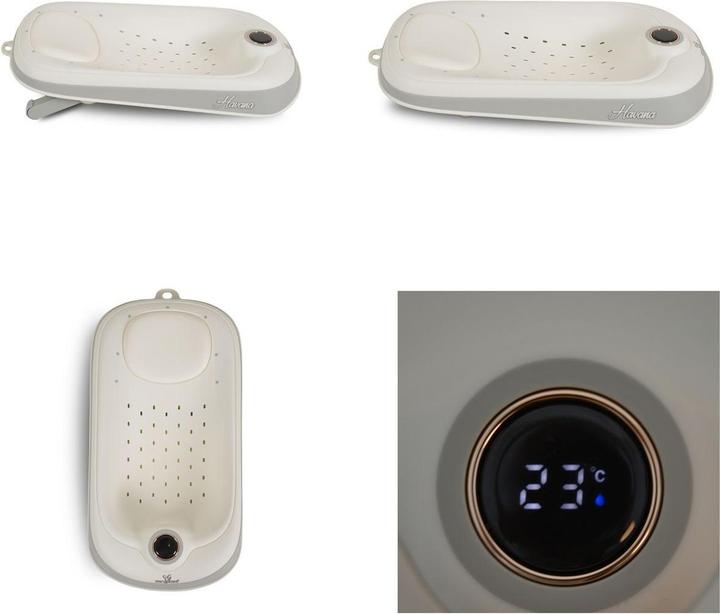 Produktbild Cangaroo Havana Weisse Wiege mit Thermometer