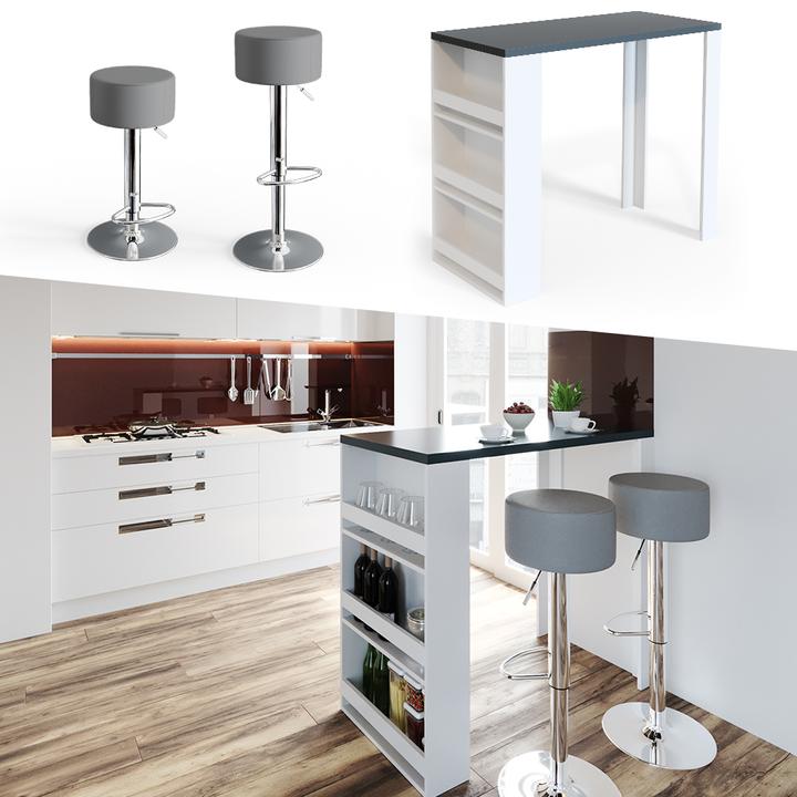 Produktbild Vicco Bartisch-Set (117 x 57 x 106 cm)