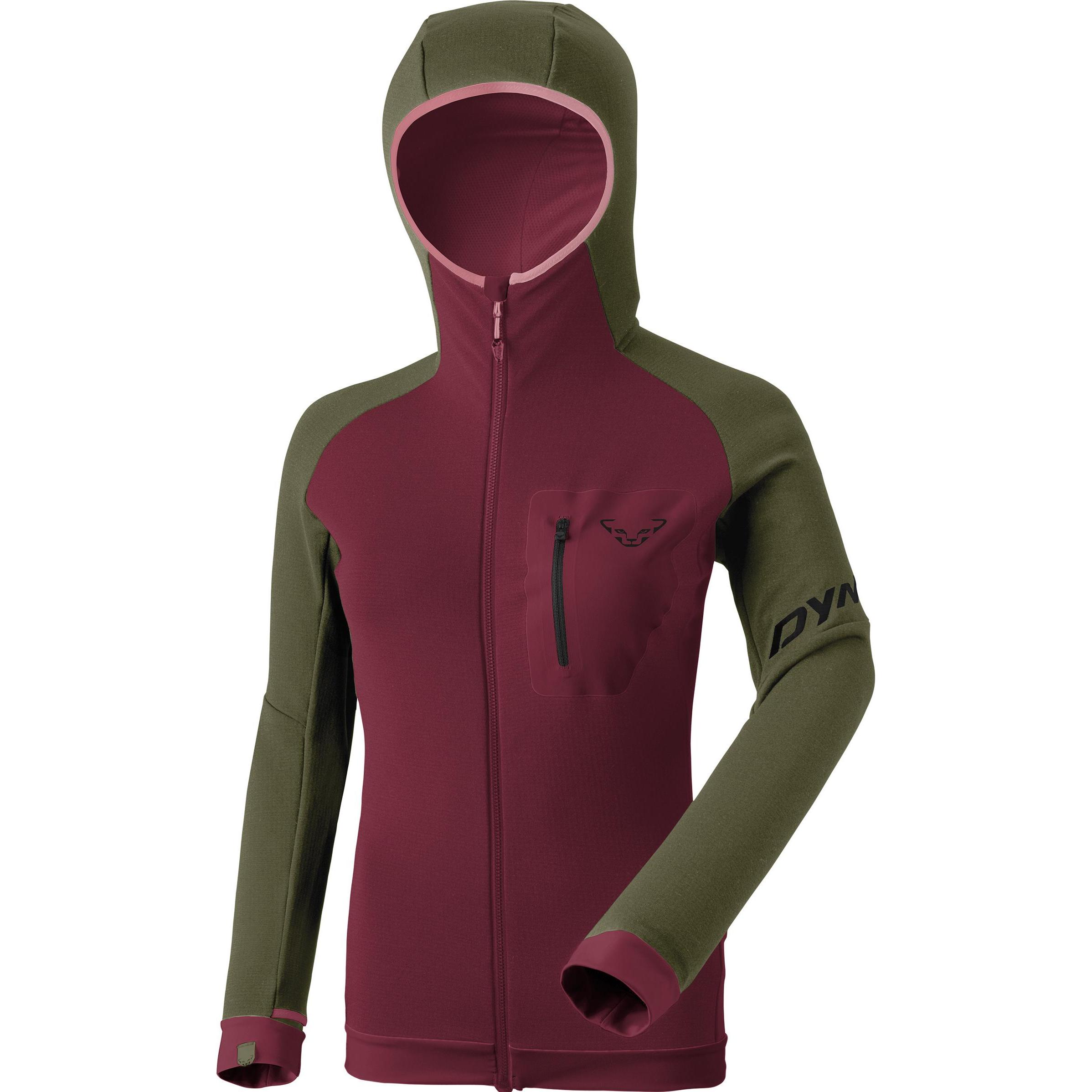 Dynafit, Damen, Jacke, Women's Radical Polartec Jacket (36, S), Rot, 36, S