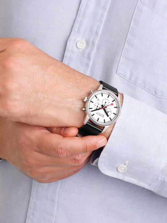 Actual product image Mondaine Neo Vegan (Chronograph, 41 mm)