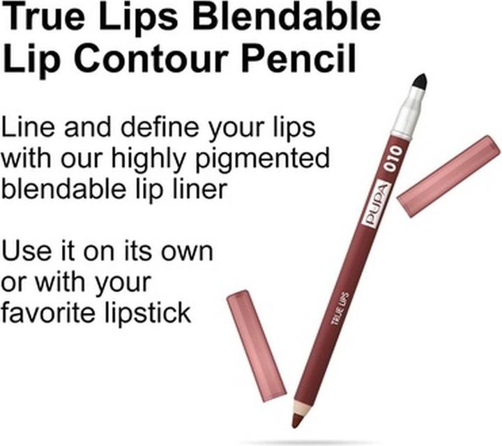 Image du produit Pupa Milano True Lips Crayon contour des Lèvres 010 (010 Burnt Sienna)