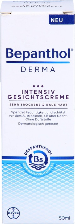 Produktbild Bayer HealthCare Bepanthol Derma Int Gesich (50 ml, 24h Creme)