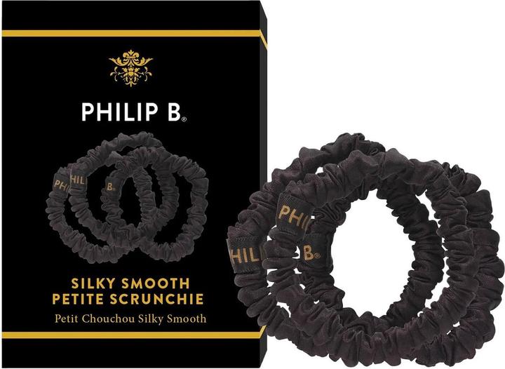 Immagine prodotto Philip B. - Set Petite Scrunchie nero (Set di cravatte per capelli)