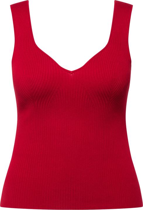 Produktbild Ulla Popken Ripptop, Slim, Herzausschnitt, ärmellos (50, 52)