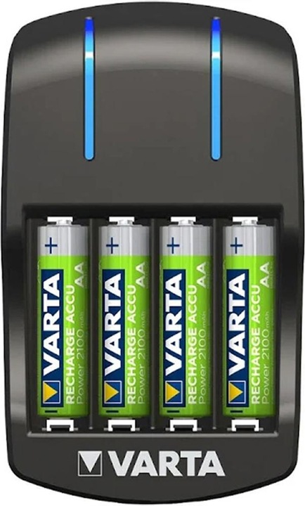 Produktbild Varta Plug Charger (4 Stk., AA, 2100 mAh, Ladegerät inkl. Akku)
