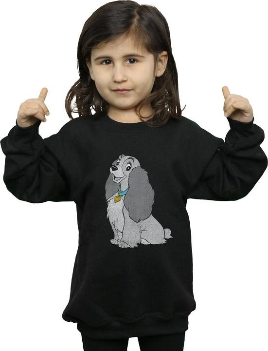 Produktbild Disney Lady And The Tramp Classic Lady Sweatshirt Mädchen (140, 146)