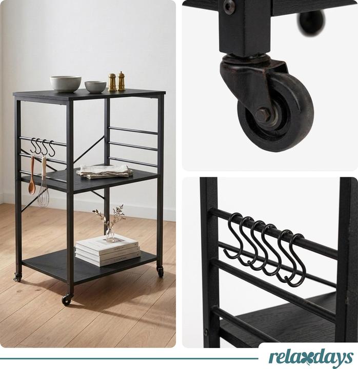 Produktbild Relaxdays Küchenrollwagen