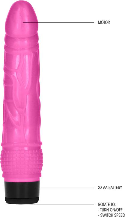 Produktbild Doc Johnson 8 Inch Thin Realistic Dildo Vibe