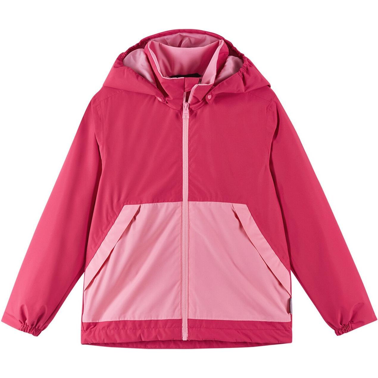 Reima, Mädchen, Jacke, tec Kinder Regenjacke Toivala Bright Berry (140), Rosa, 140