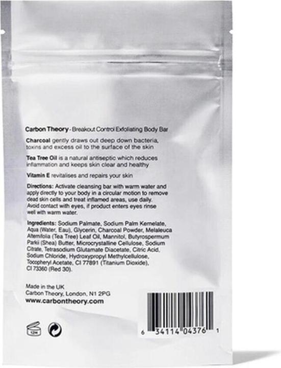 Produktbild Carbon Theory Breakout Control Exfoliating Body Bar 100g